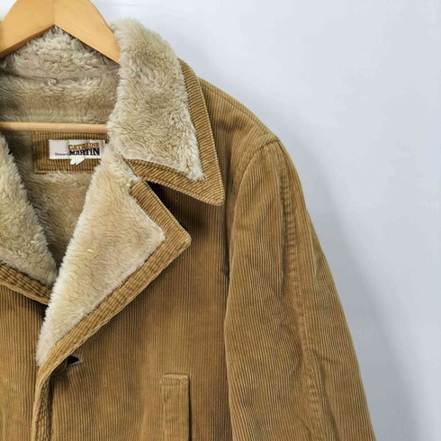 Catalina Martin 70S 太畝 コーデュロイ ハンティング ジャケット 裏地フェイクファー メンズ import:XL