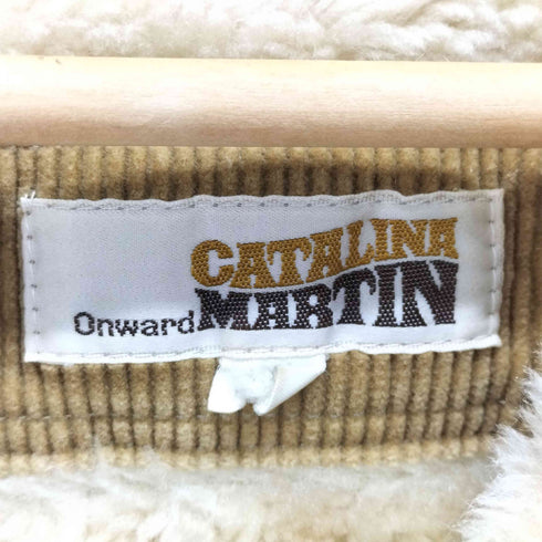Catalina Martin 70S 太畝 コーデュロイ ハンティング ジャケット 裏地フェイクファー メンズ import:XL