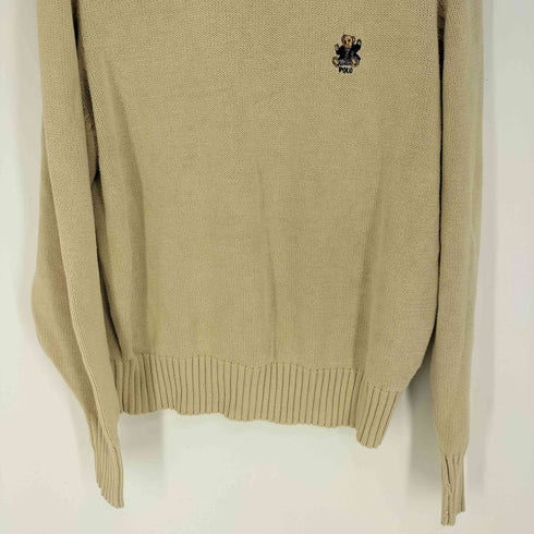 ポロバイラルフローレン Polo by RALPH LAUREN ベアー刺繍 ニット セーター メンズ import:L