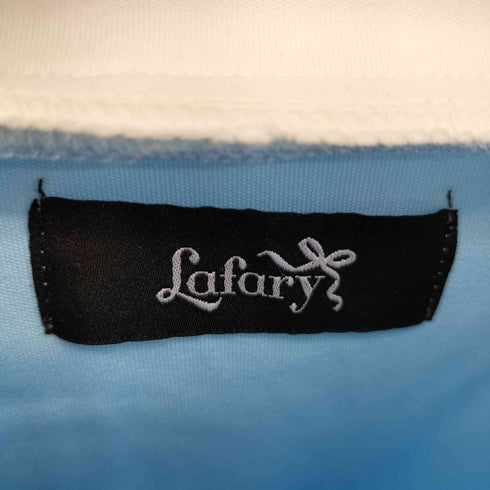 LAFARY ハーフジップ フリフリ ジャージ ワンピース レディース FREE