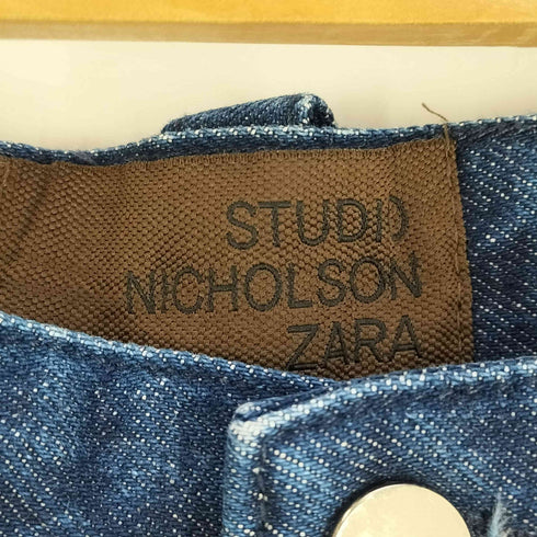 スタジオニコルソン STUDIO NICHOLSON ワイドレッグ デニムパンツ メンズ 44