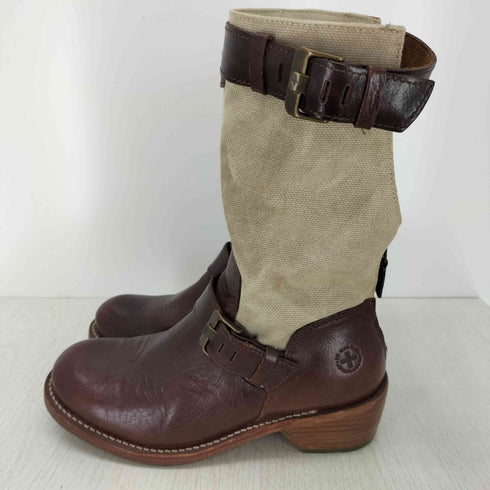 ドクターマーチン Dr.Martens レザー&ヘンプ ストラップブーツ レディース UK:5