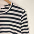 コムデギャルソンシャツ COMME des GARCONS SHIRT フランス製 ボーダー 切替 L/S カットソー レディース JPN:S