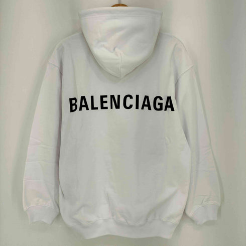バレンシアガ BALENCIAGA 17aw Back Logo Print Pullover Hoodie バックロゴプリント プルオーバーフーディー メンズ import:XS