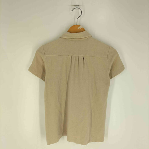 トリココムデギャルソン tricot COMME des GARCONS AD2007 08SS フリル タック S/S ポロシャツ レディース