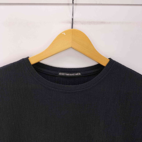 イッセイミヤケメン ISSEY MIYAKE MEN プリーツ シワ ポリ コットン Tシャツ メンズ JPN:3
