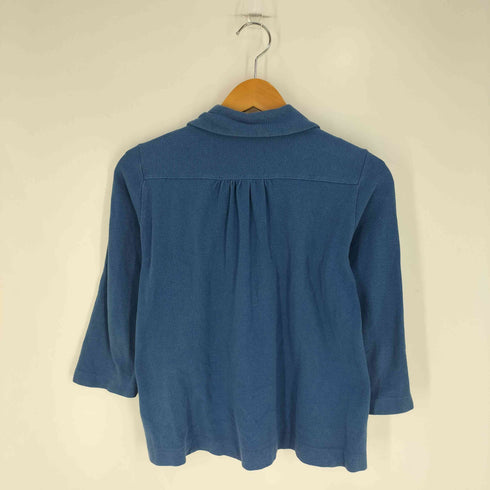 トリココムデギャルソン tricot COMME des GARCONS AD2007 08SS フリル タック L/S ポロシャツ レディース