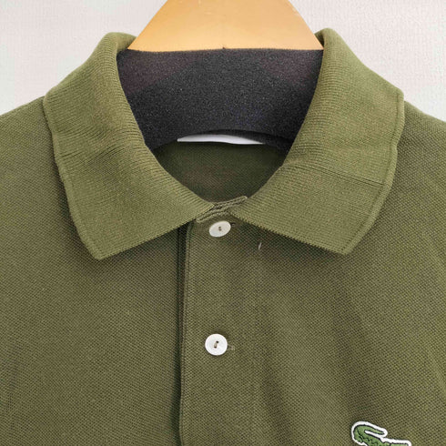 ラコステ LACOSTE ワンポイント刺繍 鹿の子 S/S ポロシャツ メンズ JPN:3