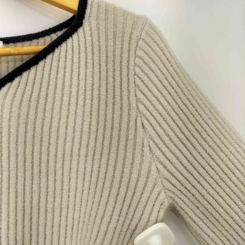 スナイデルホーム SNIDEL HOME CreamyTouch パイピング ニット レディース ONE