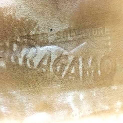 サルヴァトーレフェラガモ Salvatore Ferragamo COMETA イタリア製 モンクストラップシューズ メンズ UK:9