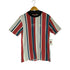 ゲス GUESS 90S ロゴ刺繍 ストライプ S/S Tシャツ メンズ import:S