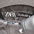 ザラ ZARA フェイクレザー コーティング ジャケット レディース import:L