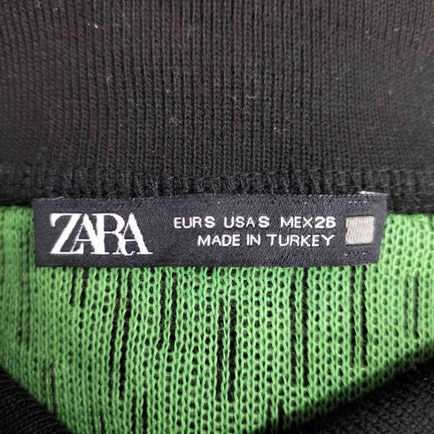 ザラ ZARA ジャガード ポロシャツ レディース import:S