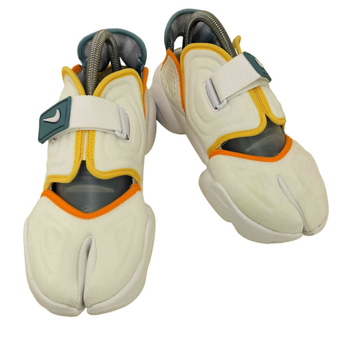 ナイキ NIKE AQUA RIFT WHITE/CERULEAN-SOLAR FLARE-MAGMA ORANGE レディース JPN:24.5