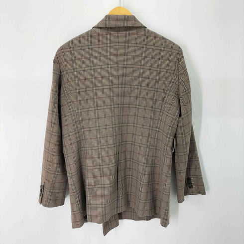 レイビームス Ray BEAMS チェック ベルテッド 4ボタン ダブル ジャケット レディース JPN:1