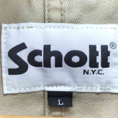 ショット Schott TC WORK JUMPSUIT メンズ L