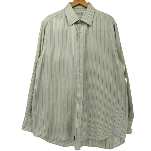 PARK LANE イタリア製 コットン ストライプ ワイドカラー L/S シャツ メンズ JPN:42