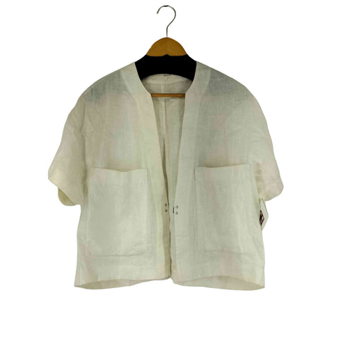 カリテ qualite S/S リネンノーカラージャケット レディース FREE