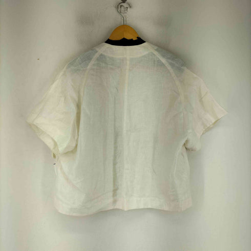 カリテ qualite S/S リネンノーカラージャケット レディース FREE