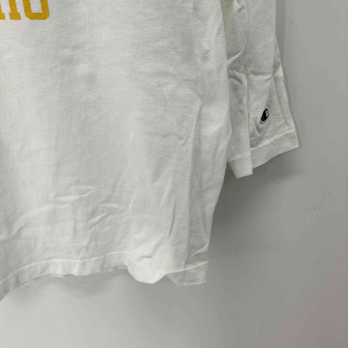 チャンピオン Champion USA製 T1011 OHIO オハイオ カレッジロゴ ラグラン 7分袖 カットソー メンズ import:M
