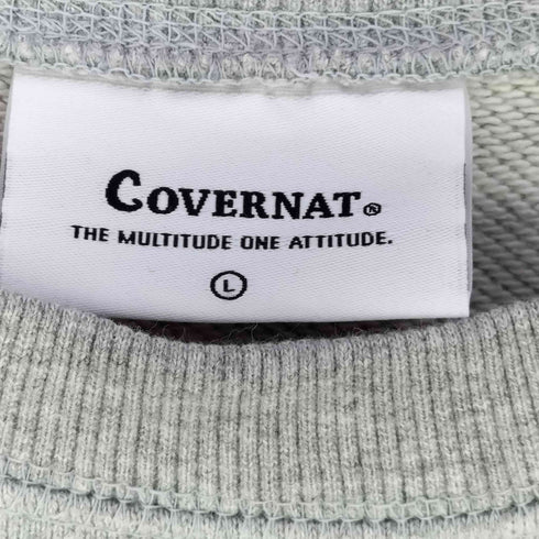 カバーナット Covernat Cロゴクルーネックスウェット メンズ import:L
