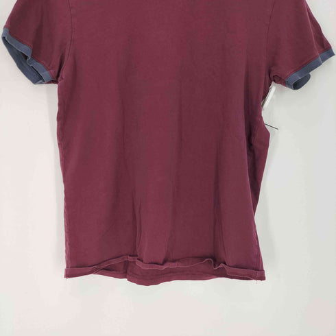 バーニーズニューヨーク BARNEYS NEWYORK S/S コットン リンガーシャツ メンズ import:M