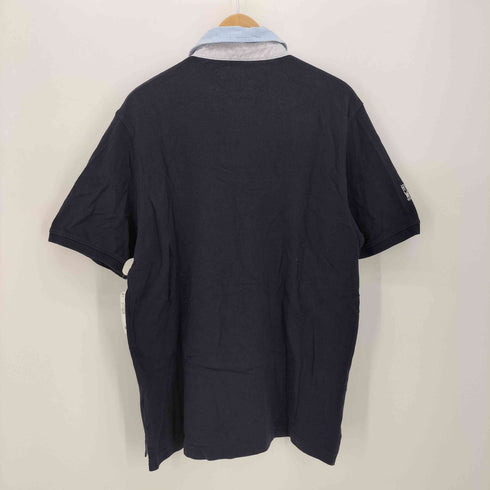 トミーヒルフィガー TOMMY HILFIGER SLIM FIT エンブレム刺繍 ナンバリング S/S ポロシャツ メンズ import:XL