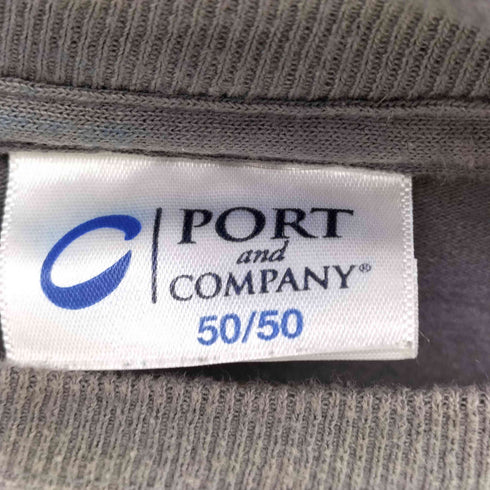 ポートアンドカンパニー PORT and COMPANY 00S プリントロゴTシャツ メンズ