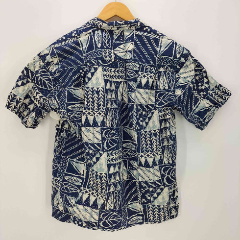 HO ALOHA ウッドボタン アロハシャツ メンズ import:M
