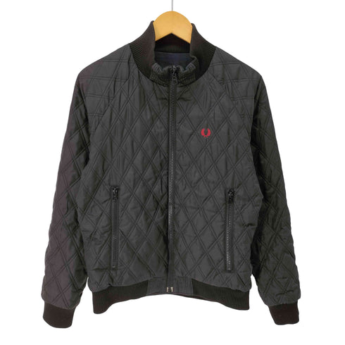 フレッドペリー FRED PERRY リバーシブル ブラックウォッチ チェック キルティング ジャケット メンズ import:M