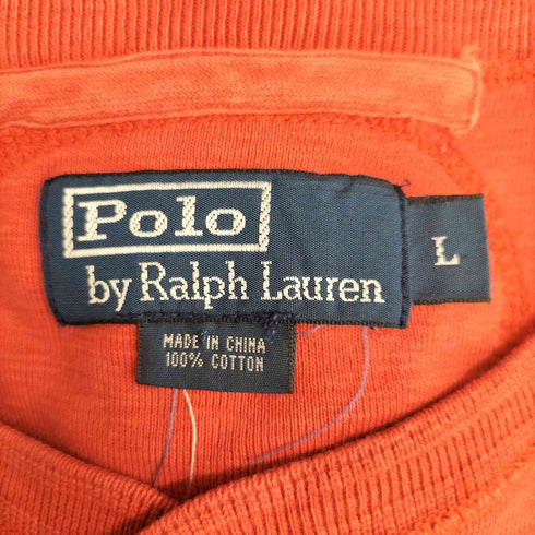 ポロバイラルフローレン Polo by RALPH LAUREN コットン ヘンリーネックTシャツ メンズ import:L