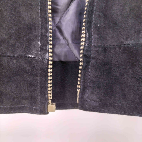 アウトブルック OUTBROOK 00s 裏地キルティング スエード 中綿 ジップアップブルゾン メンズ import:L