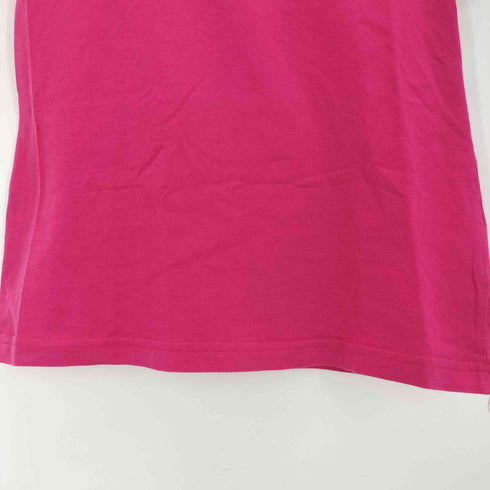 アディダス adidas フロント ロゴ ラメ加工 S/S Tシャツ Y2K レディース import:L