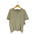 コムデギャルソンオム COMME des GARCONS HOMME AD2010 11SS ボーダー コットン リネン S/S Tシャツ メンズ JPN:S