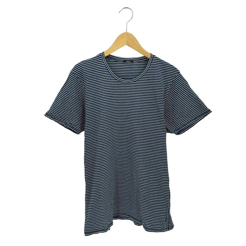 デンハム DENHAM ボーダー クルーネック Tシャツ カットソー メンズ