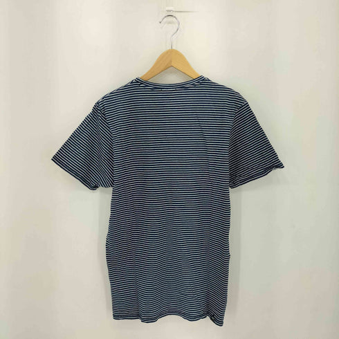 デンハム DENHAM ボーダー クルーネック Tシャツ カットソー メンズ