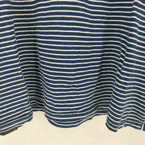 デンハム DENHAM ボーダー クルーネック Tシャツ カットソー メンズ