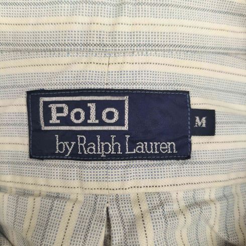 ポロバイラルフローレン Polo by RALPH LAUREN ストライプ L/S BDシャツ メンズ import:M