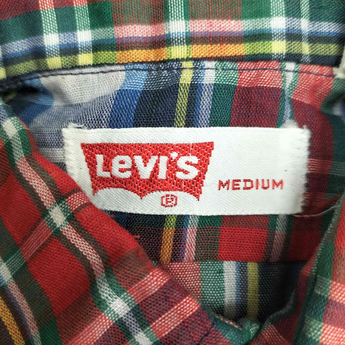 リーバイス Levis 70S USA製 チェックシャツ メンズ import:M
