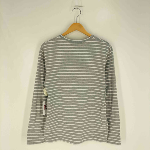 グッドデザインショップコムデギャルソン GOOD DESIGN SHOP COMME des GARCONS AD2016 異素材 ポケット 切替 ボーダー L/S クルーネック Tシャツ レディース JPN:M