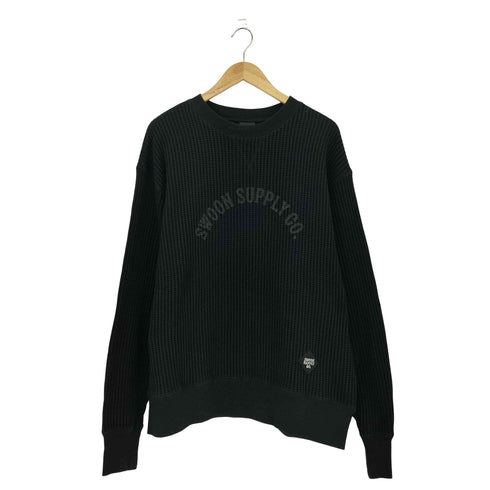SWOON SUPPLY CO BIG WAFFLE THERMAL サーマル クルーネックニット メンズ import:XL