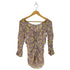 モスキーノチープアンドシック MOSCHINO CHEAP&CHIC 花柄シフォンブラウス レディース 40