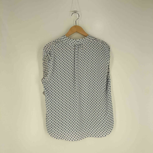 ユナイテッドアローズ UNITED ARROWS P/サテン Vネック フレンチスリーブ ブラウス レディース JPN:38