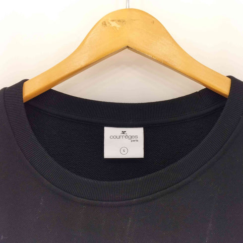 クレージュ courreges 変形デザイン クルーネックスウェット レディース import:S