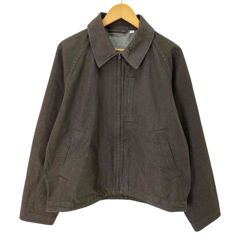 ジーユー GU コットン ジップアップ ジャケット メンズ JPN:XL