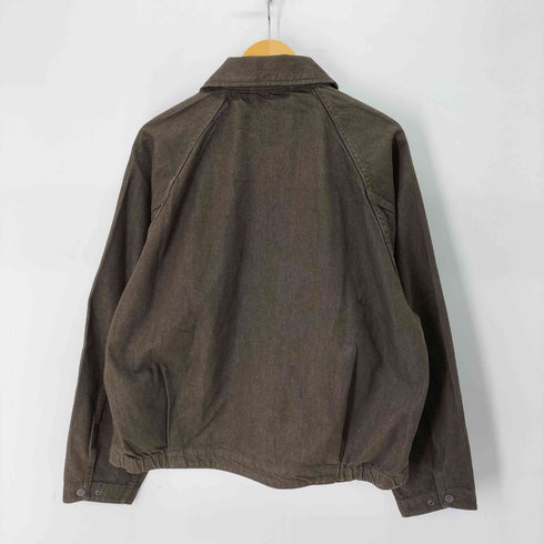 ジーユー GU コットン ジップアップ ジャケット メンズ JPN:XL