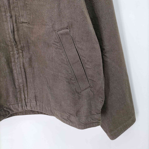 ジーユー GU コットン ジップアップ ジャケット メンズ JPN:XL