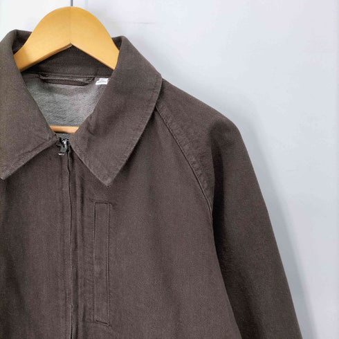 ジーユー GU コットン ジップアップ ジャケット メンズ JPN:XL