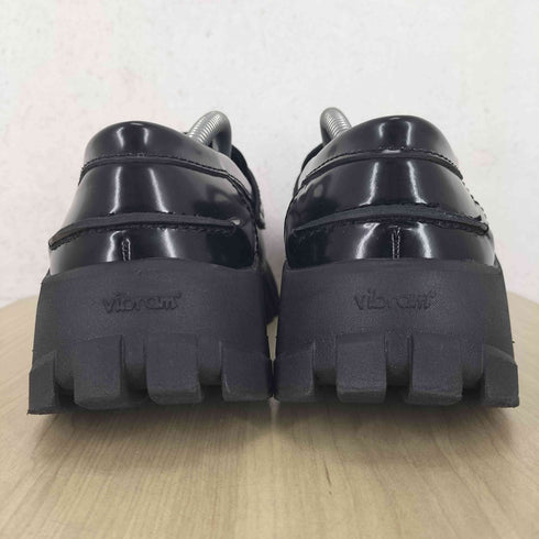 ザラ ZARA Vibram ガラスレザー ローファー メンズ JPN:27.5