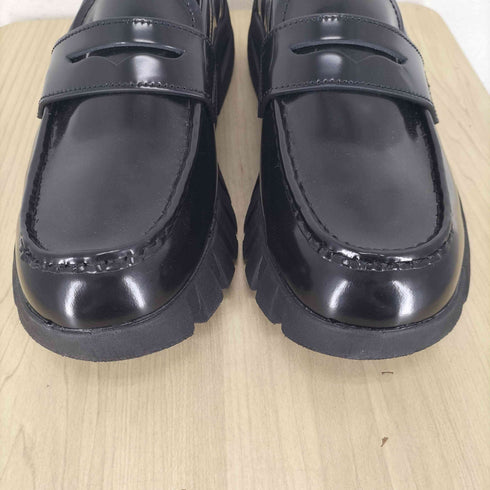 ザラ ZARA Vibram ガラスレザー ローファー メンズ JPN:27.5